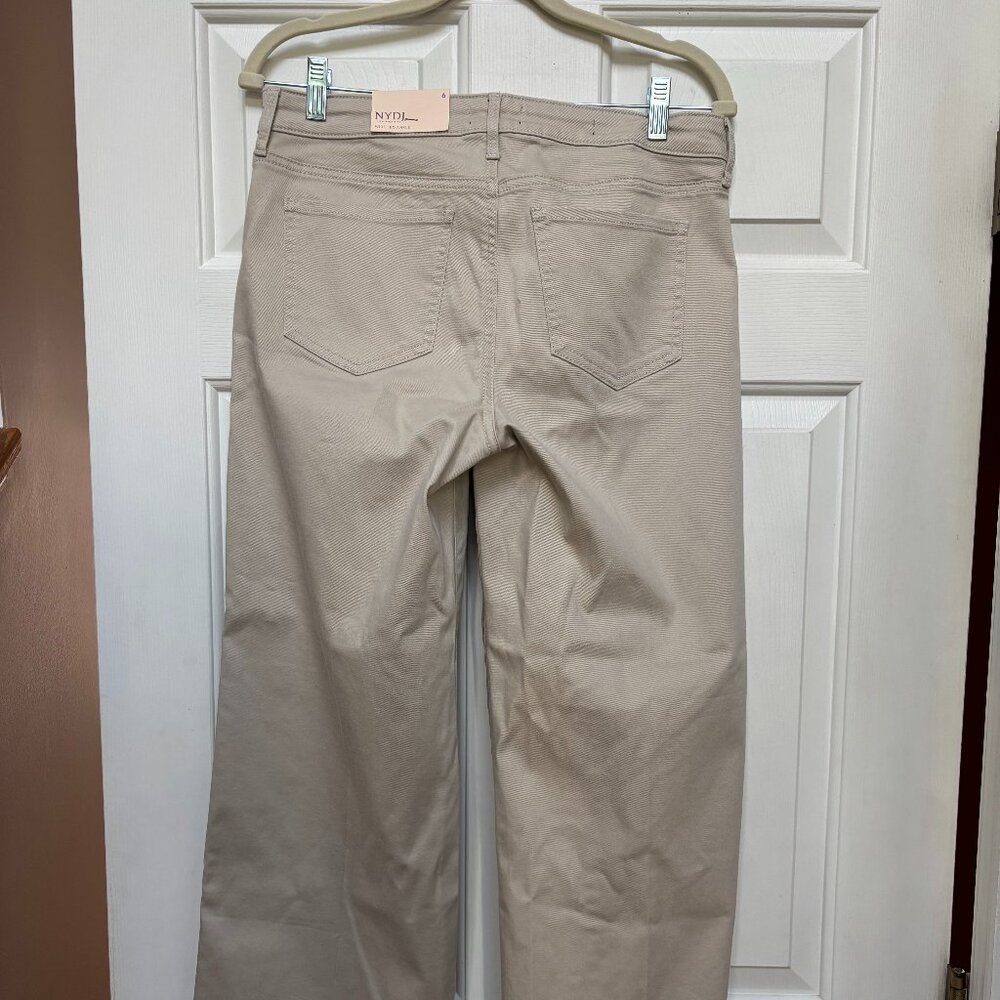 NYDJ - Teresa Wide Leg Ankle Jeans - Feather -  size 6 - NWT - Picture 8 of 8